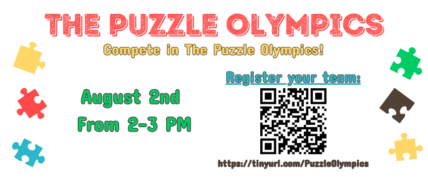Puzzle Olympics with the URL and Time